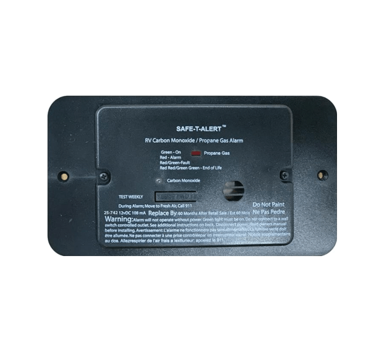 MTI Industry 25 - 742 - BL - TR Carbon Monoxide/ Propane Leak Detector - Black - Young Farts RV Parts