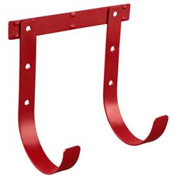 Multi Purpose Hook Weather Guard 9892-7-01 Bolt On, 8" Length x 1-1/4" Width x 5" Depth, Red, Steel