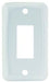 Multi Purpose Switch Faceplate JR Products 12845 Single Switch Opening; 1.125" x 0.550" (Switch Cutout); 2.750" x 1.625" (Outside Dimension) - Young Farts RV Parts