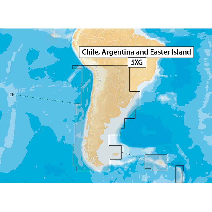 Navionics+ MSD/NAV+5XG Chile, Argentina & Easter Island - microSD Format - Young Farts RV Parts