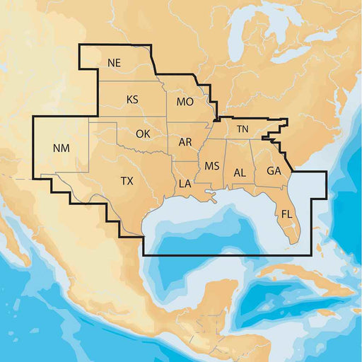 Navionics+ Regions - South - Preloaded MSD Format - Young Farts RV Parts