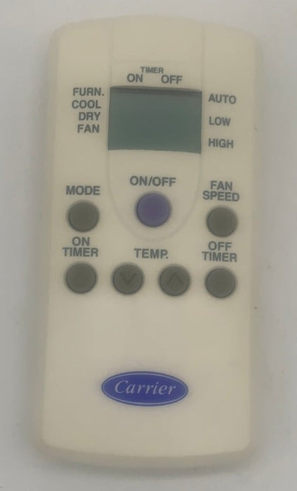 Used Carrier Air Conditioner Digital Remote/ Thermostat - 71DC6E5811A , WD059003029