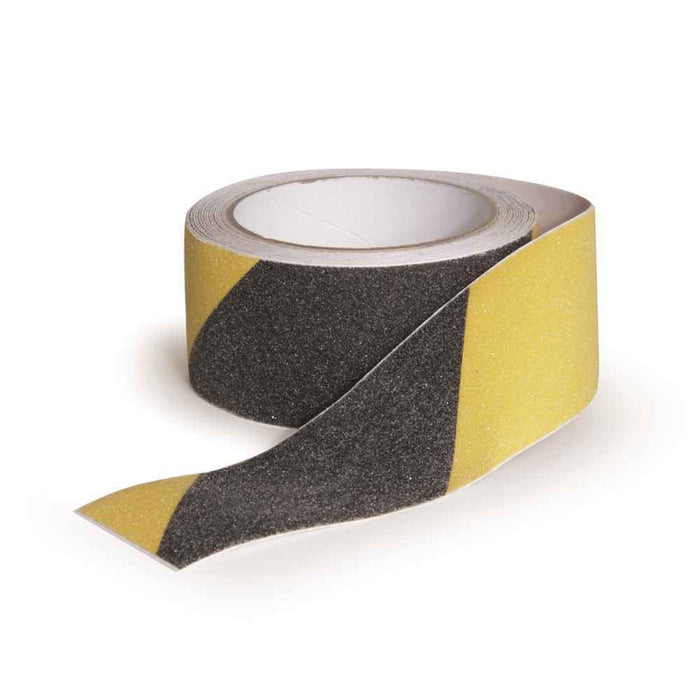 Non - Slip Grip Tape for Steps (2" x 15', Black/Yellow) - Young Farts RV Parts