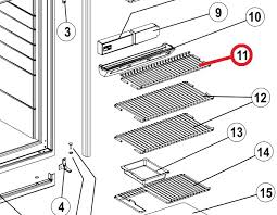 Norcold 632448 Refrigerator Shelf | N641/ N841 Series - Young Farts RV Parts
