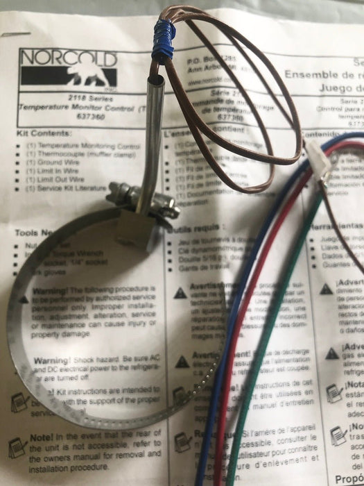 Norcold 634737 Temperature Monitor Control - 1200, 1210, & 2118 models