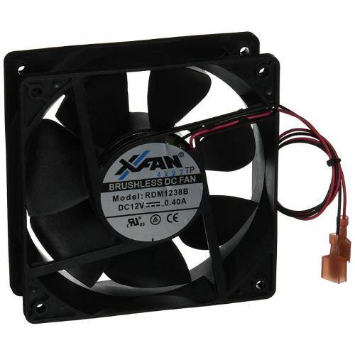 Norcold 637154 Refrigerator Cooling Fan Assembly - 0.4 Amp; Black; With 1 Cable Tie