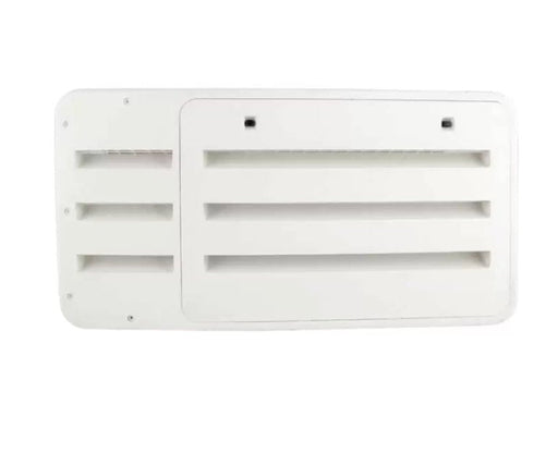 Norcold 637318BW Refrigerator Side Wall Vent - Bright White - Young Farts RV Parts