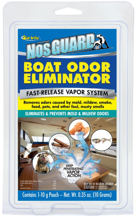 Odor Absorber Star Brite 089990 NosGUARD SG, 10 Gram Pouch, Hangable, Single, With English Language Package