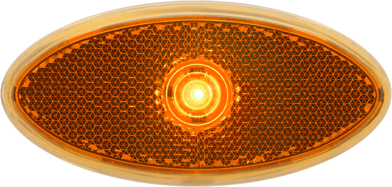 Optronics MCL0030ABB Amber Oval LED Clearance/Marker Light
