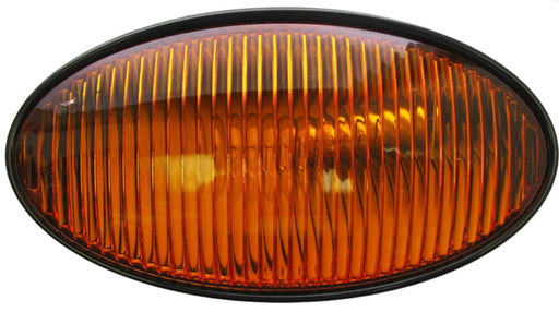 Optronics RVPL5ABP 1 Porch Light Without Switch, Black Housing, Amber - Young Farts RV Parts