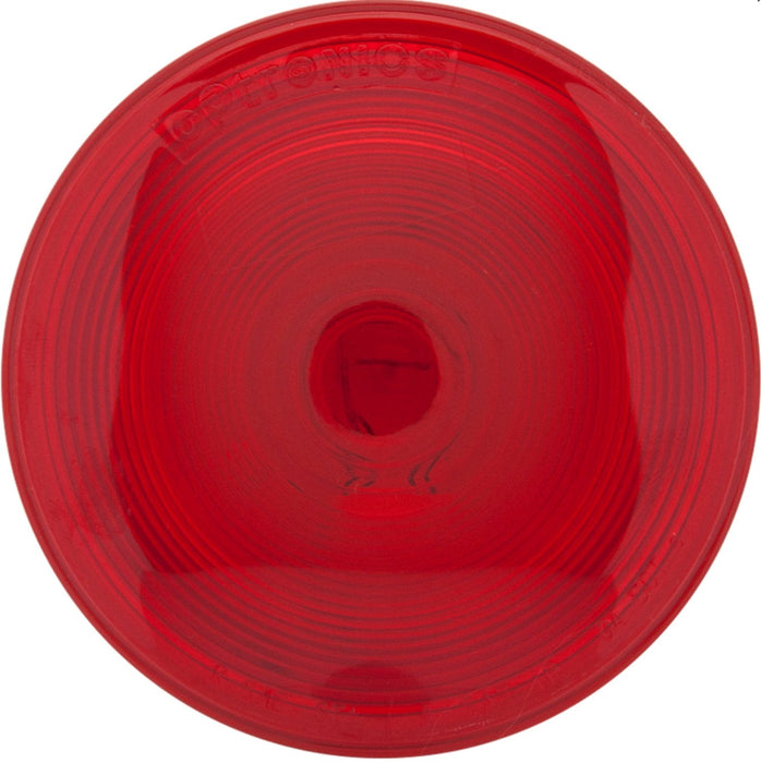 Optronics ST45RBP Stop/Turn/Tail Trailer Light, Round, Red - Young Farts RV Parts