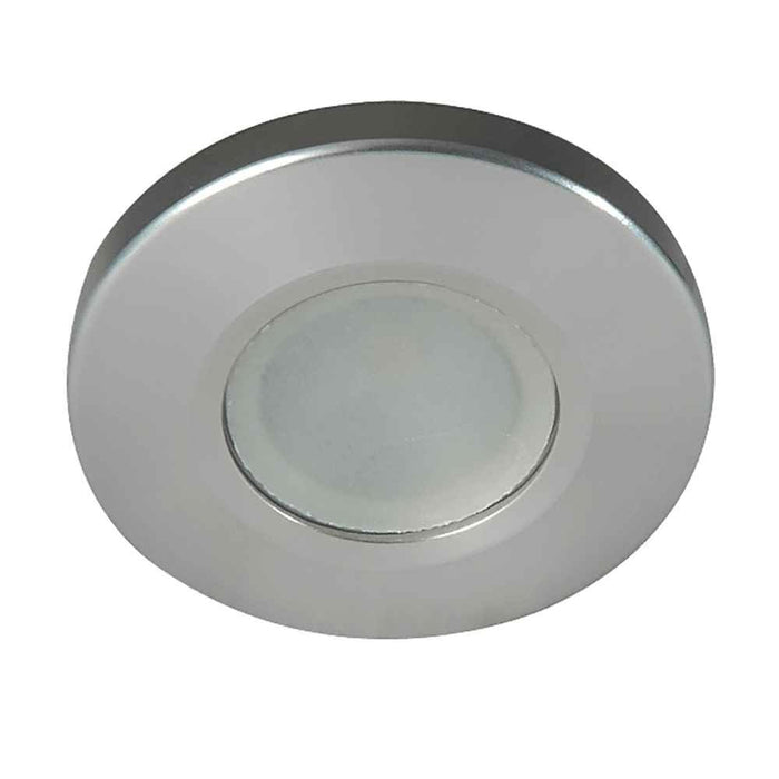 Orbit - Flush Mount Down Light - Brushed Finish - 3 - Color Blue/Red Non Dimming w/White Dimming Light - Young Farts RV Parts