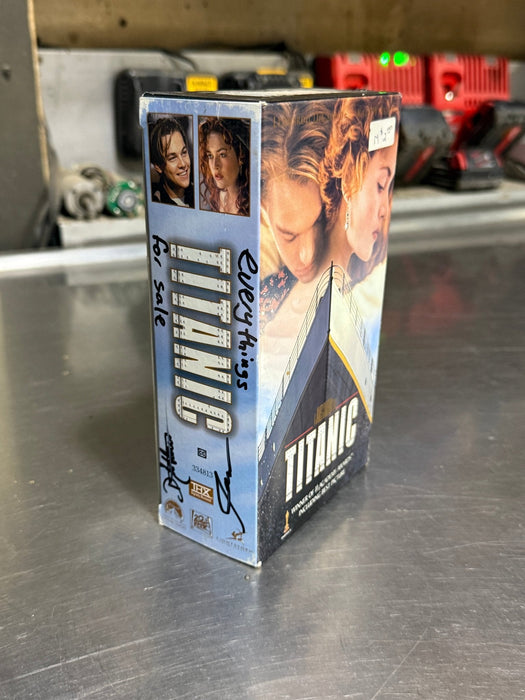 Our 2 Part Titanic VHS is for sale!