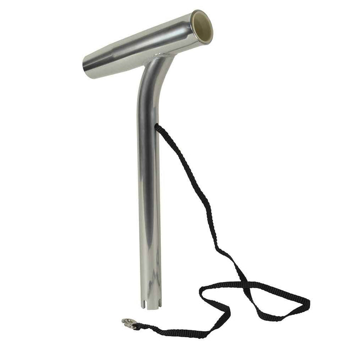 Outrigger Rod Holder w/Liner & Strap - Aluminum - Young Farts RV Parts