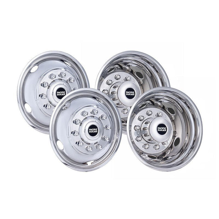 Pacific Dualies 44 - 1950 10 Lug Wheel Simulator Set 19.5" (08 - 09 Dodge Ram) - Young Farts RV Parts