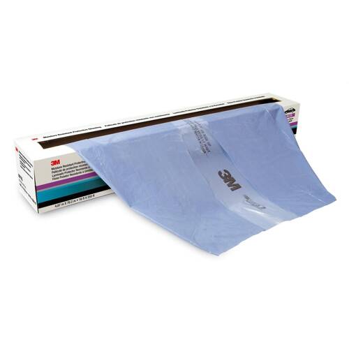 Paint Spray Protection Cover - 16' x 250' Plastic Sheet; Transparent - 06725