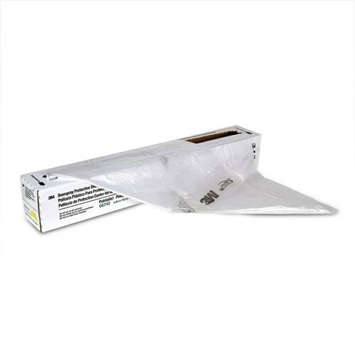 Paint Spray Protection Cover - 20' x 250' Plastic Sheet; Transparent - 06742 - Young Farts RV Parts