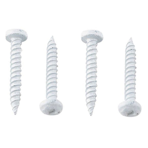 Pan Head Square Head Screw White 8X1 - 1/4" - Young Farts RV Parts