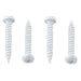 Pan Head Square Head Screw White 8X1 - 1/4" - Young Farts RV Parts