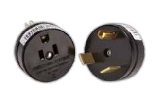 Parallax Power Supply Cord Adapter 20 Amp Male x 30 Amp Female - AD2030 - Young Farts RV Parts