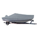 Performance Poly - Guard Styled - to - Fit Boat Cover f/19.5' V - Hull Center Console Fishing Boat - Grey - Young Farts RV Parts