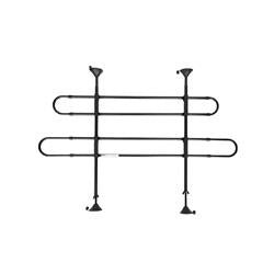 Pet Barrier Reese 1390800 Premium; Expands To 65" X 45"; 4-Bar Tubular Design; Silver - Young Farts RV Parts