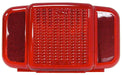 Peterson Mfg. B457L - 15 Replacement Trailer Tail Light Lens Fits Peterson Light Series 457/457L, Rectangular, Red - Young Farts RV Parts