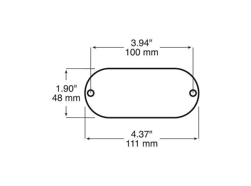 Peterson Mfg. V480A Amber Reflector Without Housing - Young Farts RV Parts