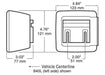 Peterson Mfg. V840L Square LED Stop/ Turn/ Tail Light - Young Farts RV Parts