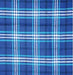 Picnic Blanket Carefree RV 907002 6-1/2 Foot x 5-1/2 Foot; Blue Plaid; PVC Coated Waterproof Backing - Young Farts RV Parts