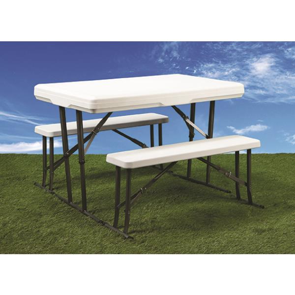 PICNIC TABLE W/NESTING BENCHES 44