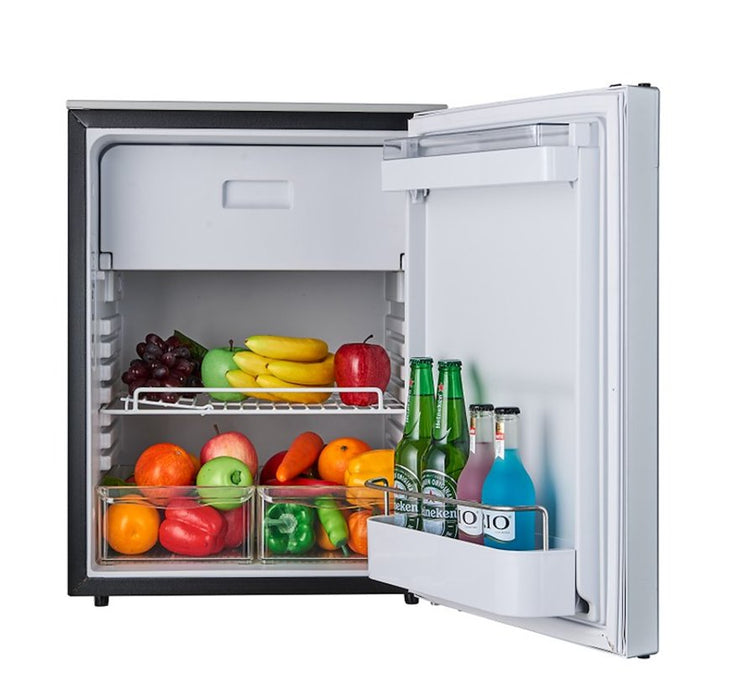 Pinnacle Appliances RF 12-282 Refrigerator, 3 Cu. Ft., Stainless Steel