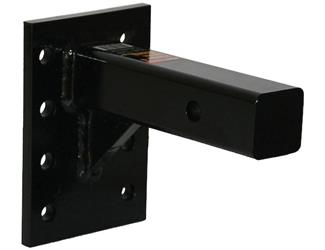 Pintle Hook Mounting Plate Buyers Products PM87 2" Hitch Receiver Mount, 14000 Pound Towing Capacity, 4 Sets Of Holes, 3.38" Between Holes, 9" Shank Length