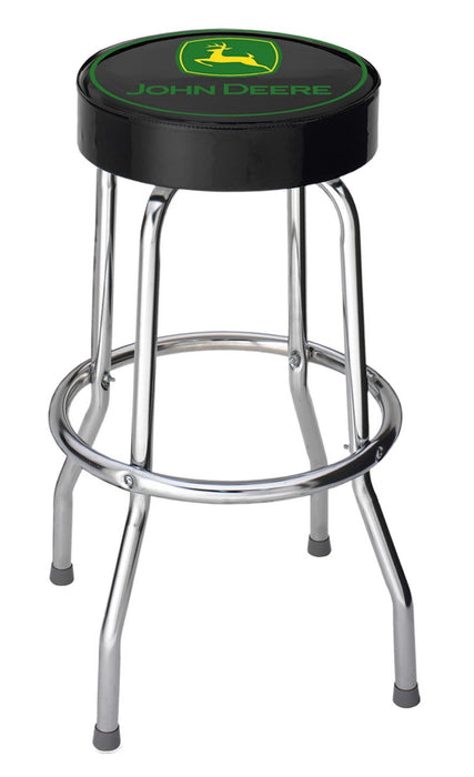 Plasticolor 004746R01 John Deere Logo Garage Stool, Non-Swivel