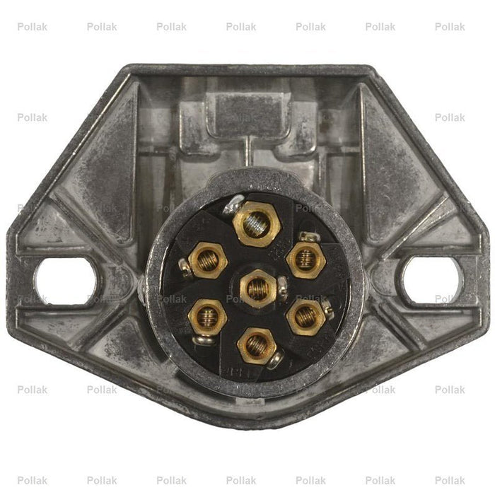 Pollak 11 - 720EP 7 - Way Connector Socket w/Pins - Young Farts RV Parts