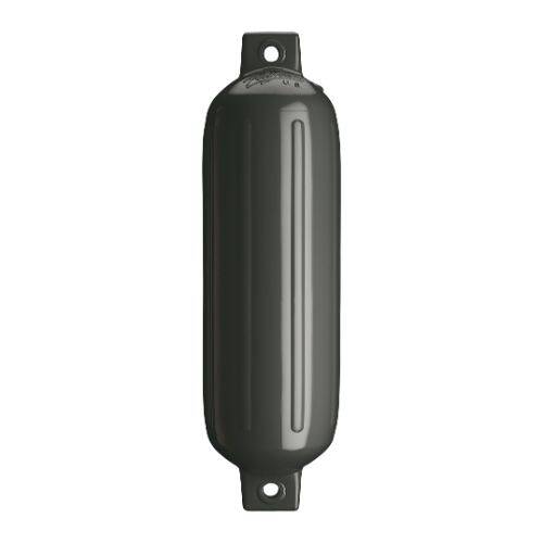POLYFORM Boat Fender - G-4 Graphite; Ribbed - 97-141-463