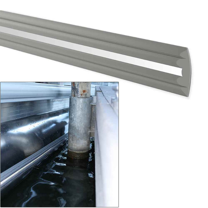 PontoonGuard - 32' Kit - (2) 16' Guards f/Pontoon Up To 21' - Gray - Young Farts RV Parts