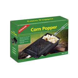 Popcorn Popper Coghlan's 9365 Campfire Popper; Non Stick; 7.4" Width x 3" Diameter x 24" Overall Length; Rectangular; Black; Wood HandleCoghlan’s accessories are designed to enhance the outdoor experience making it more comfortable and enjoyable. Whether