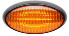 Porch Light Optronics RVPLL11ABP LED, 12.8 Volt DC, 0.295 Amp, Oval, Yellow Lens, 6-3/8" Length x 3-5/16" Width, Surface Mount, Black Housing - Young Farts RV Parts