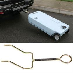 Portable Waste Holding Tank Towing Bracket Tote-N-Stor 25644 For Tote-N-Stor 15 Gallon/ 25 Gallon/ 32 Gallon Capacity Portable Waste Holding Tank, Steel - Young Farts RV Parts