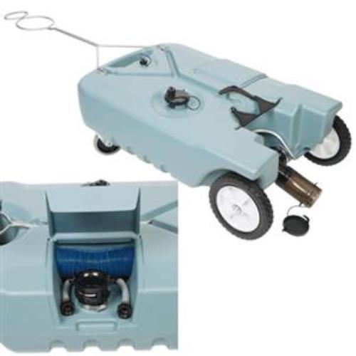 Portable Waste Tank 25 Gal 4 - Wheel - Young Farts RV Parts