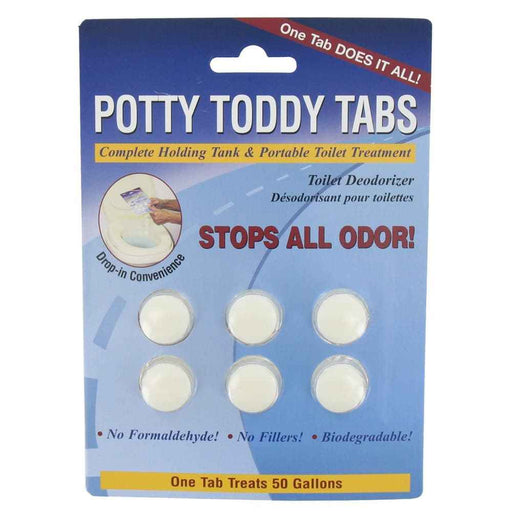 Potty Toddy Tabs 6 Tabs/Card - Young Farts RV Parts