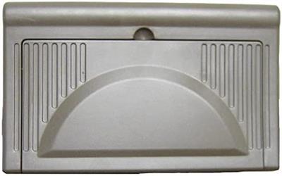 Power Converter Door WFCO/ Arterra WF-8725-PB-DA Replacement Door Assembly For Arterra Part Number WF-8725-PB Power Converter; Flip Down Type; Black; Plastic; Rectangular - Young Farts RV Parts