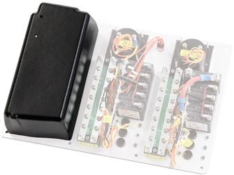 Power Distribution Box Cover Blue Sea 4029-BSS For 1 Column x 8 Position And Meter Traditional Metal Circuit Breaker Panel; Black - Young Farts RV Parts