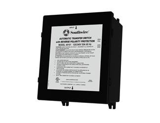 Power Transfer Switch SouthWire Corp. 40101-001 Transfer Power Between Shore And RV Generator; Automatic; 120/ 240 Volt; 50 Amps; 8.48" x 10-3/4" x 5.19"