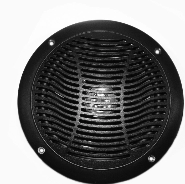 PQN Audio RV610 - 4BK Dual Cone 6" Speaker Set - Black - Young Farts RV Parts