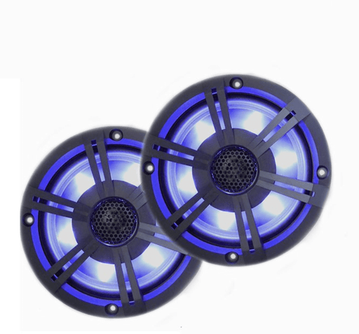 PQN Audio RV652BTBKLD 2 - Way Coaxial 6.5" Speaker Set - Black - Young Farts RV Parts