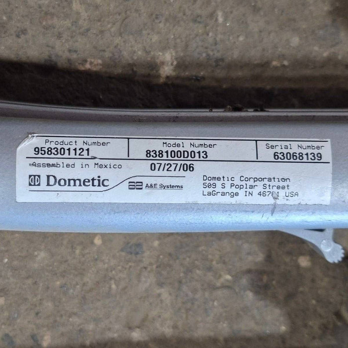 Used Dometic Awning Arm Set, Curved, Silver (Satin), 62 1/2" - 838100D013