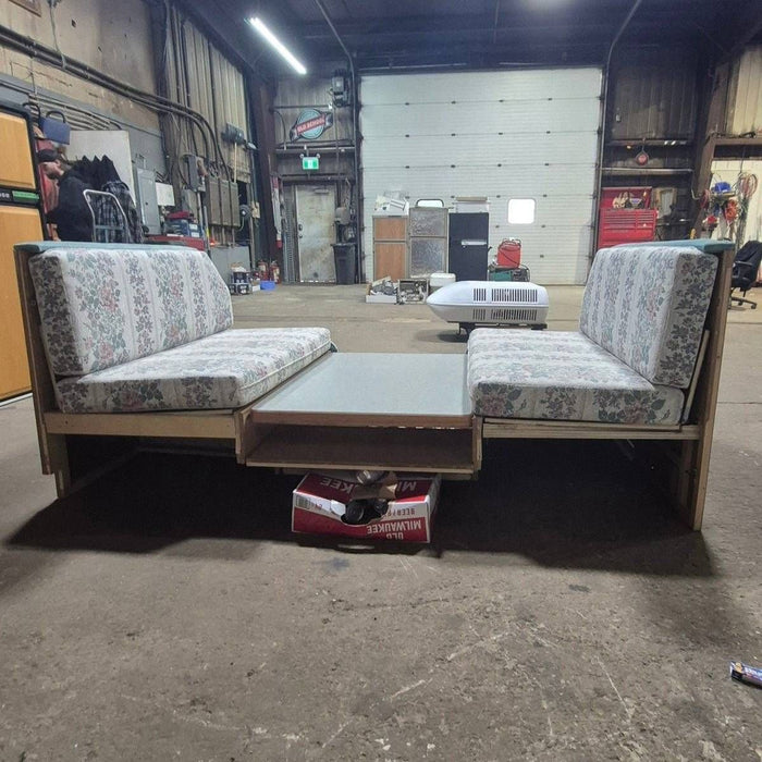 Used Complete RV Dinette Set, Does include table hardware - 78" x 40 3/4" x 32"