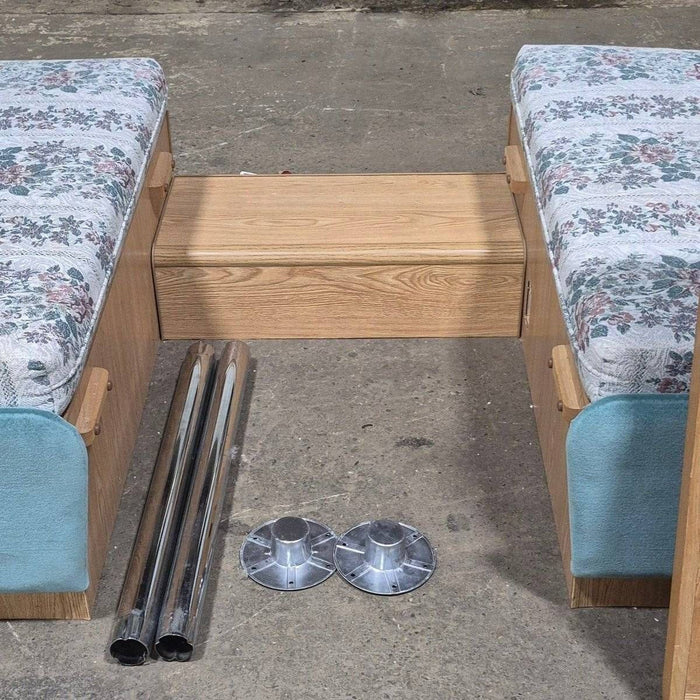 Used Complete RV Dinette Set, Does include table hardware - 78" x 40 3/4" x 32"